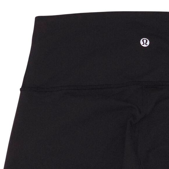 Lululemon Leggings Womens 6 Black Wunder Under Crop Full-On Luon 21" Yoga - Picture 9 of 12